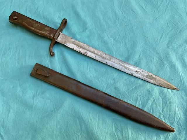Very rare Erzatz Belgian bayonet