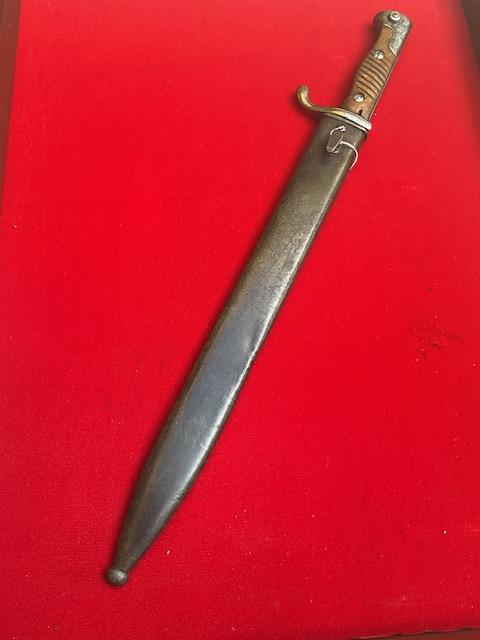German butcher bayonet double marked