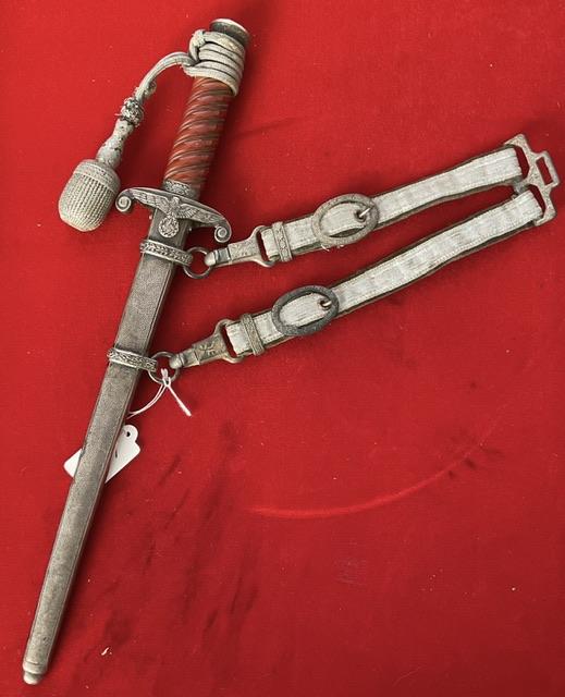 Full rig WKC army dagger with slant grip.